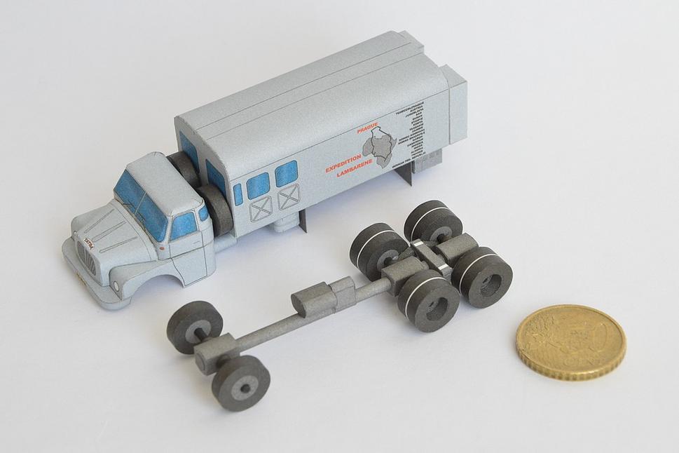 Tatra 138 VN z expedície Lambaréné - rok 1968
(1:87, Jaroslav Kučera, abc 2006)