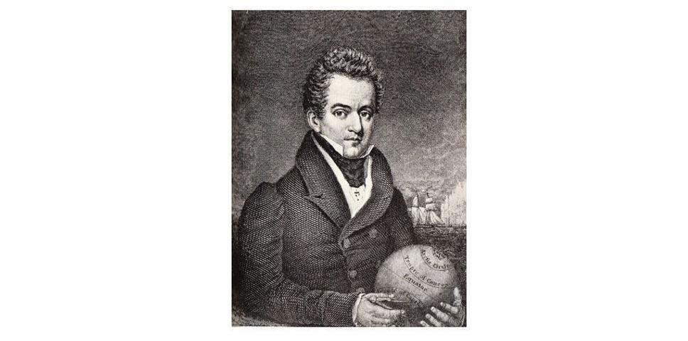 Americký lovec tuleňov Benjamin Morell, ktorý v roku 1823 údajne našiel "Nové južné Grónsko".