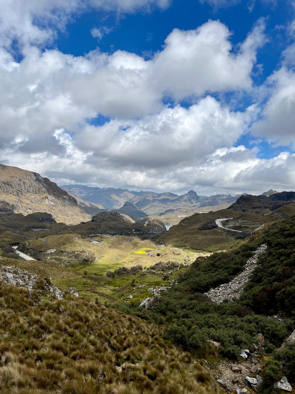 V Národnom parku Cajas.