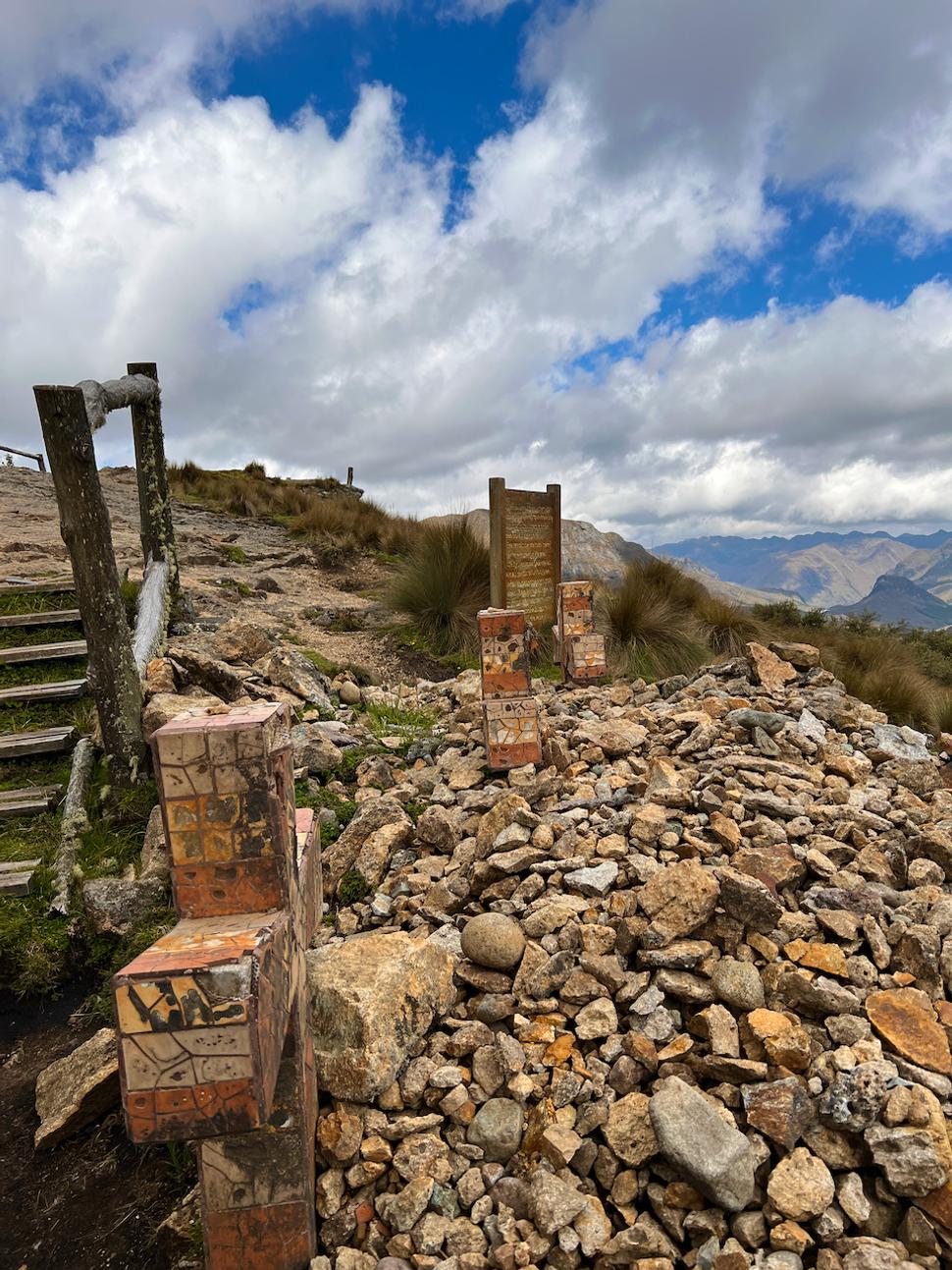 Tres Cruces v Národnom parku Cajas.