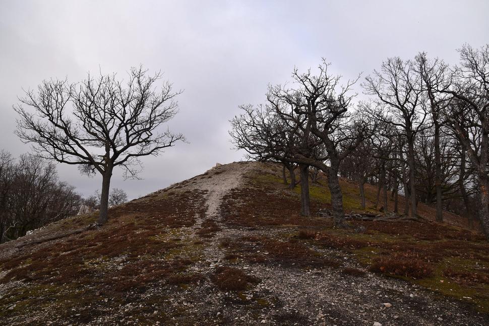 stúpanie k vrcholovej skale
