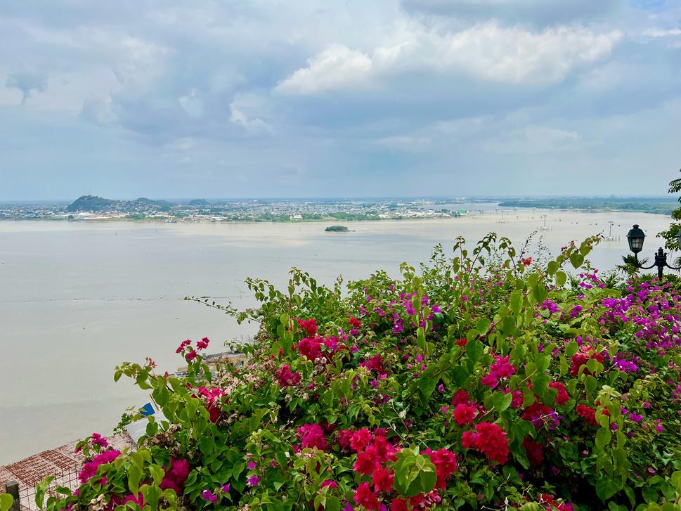 Výhľad na rieku Guayas.