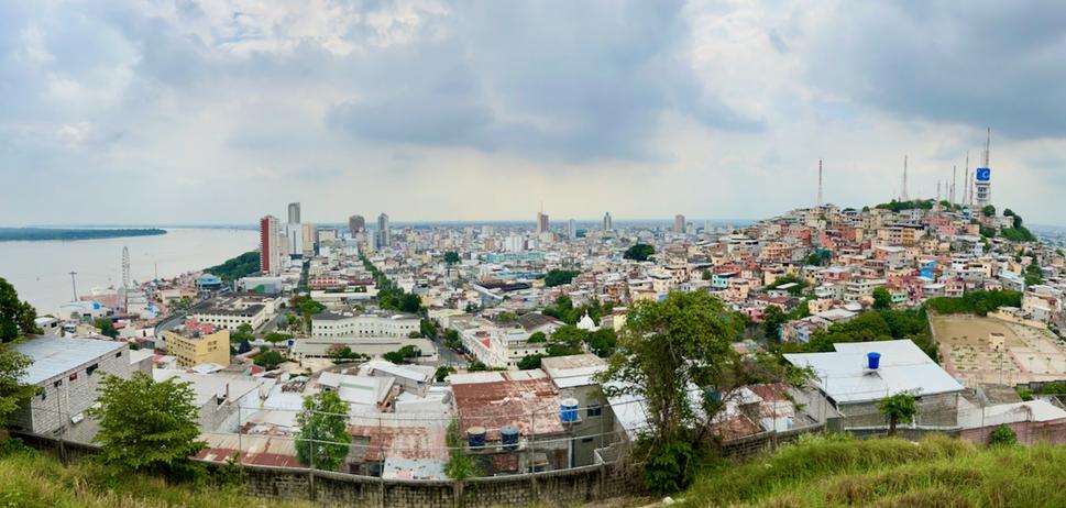 Pohľad na mesto Guayaquil.