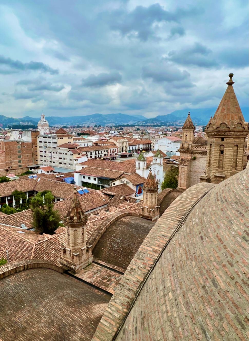 Cuenca zo strechy katedrály.