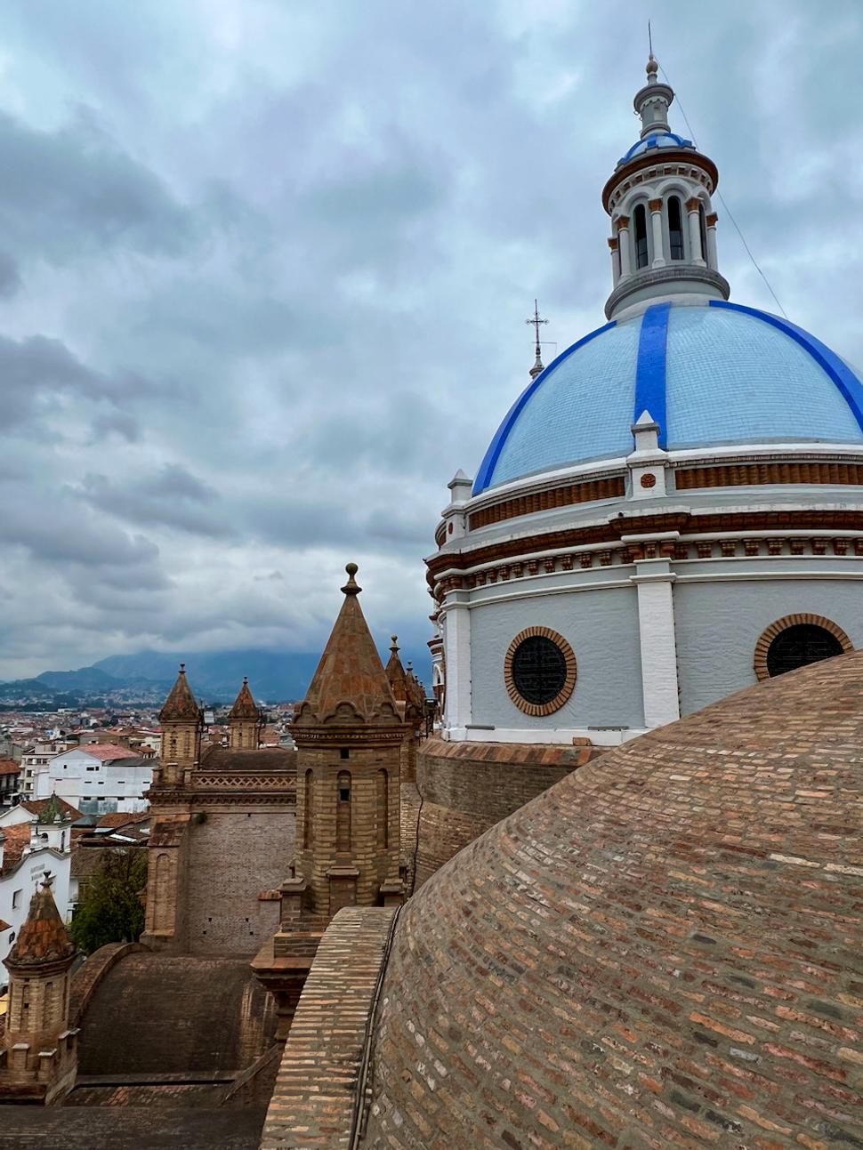 Cuenca zo strechy katedrály.