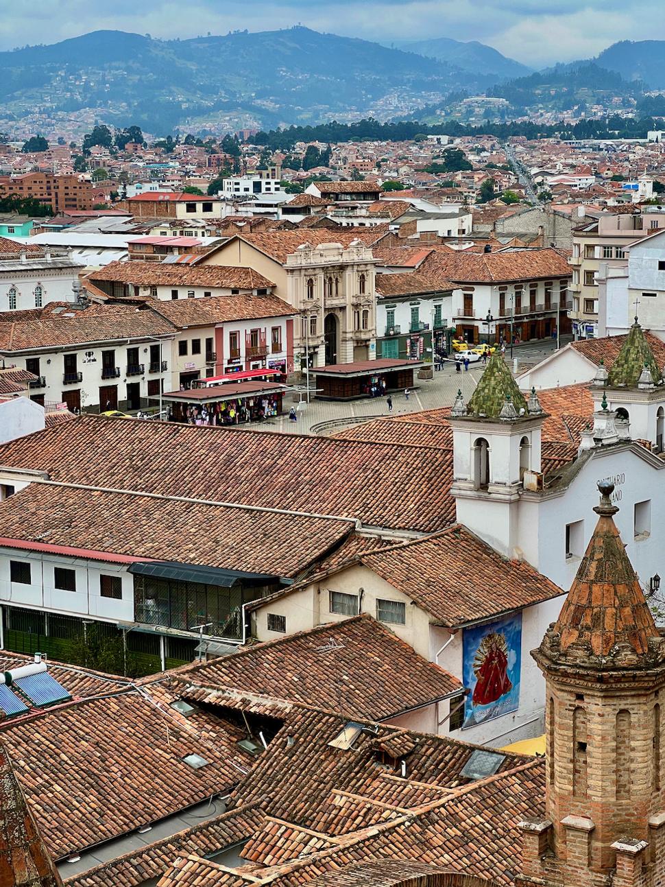 Cuenca zo strechy katedrály.