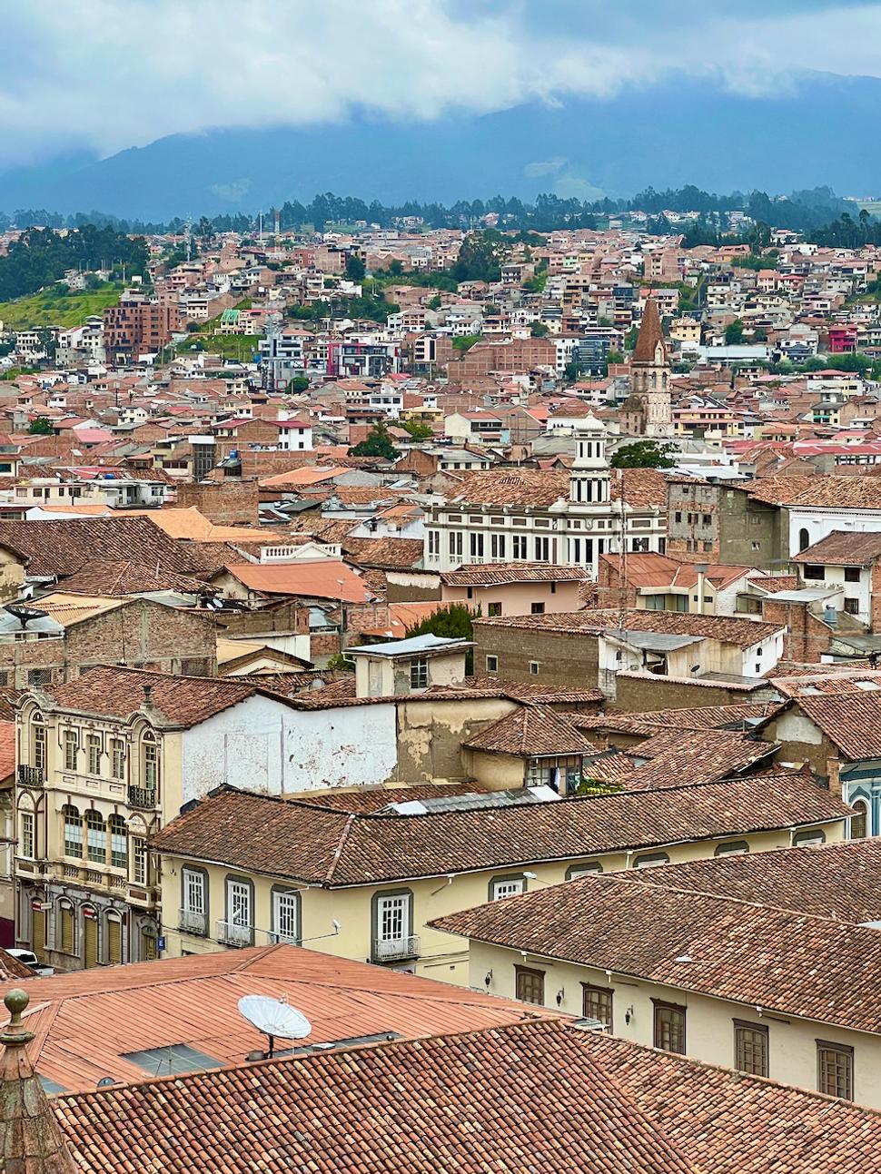 Cuenca zo strechy katedrály.