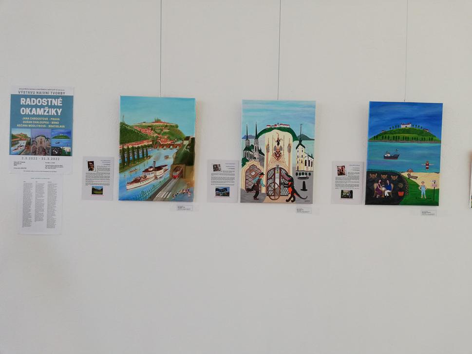 Triptych MOJE MESTO: PRAHA - BRNO - BRATISLAVA