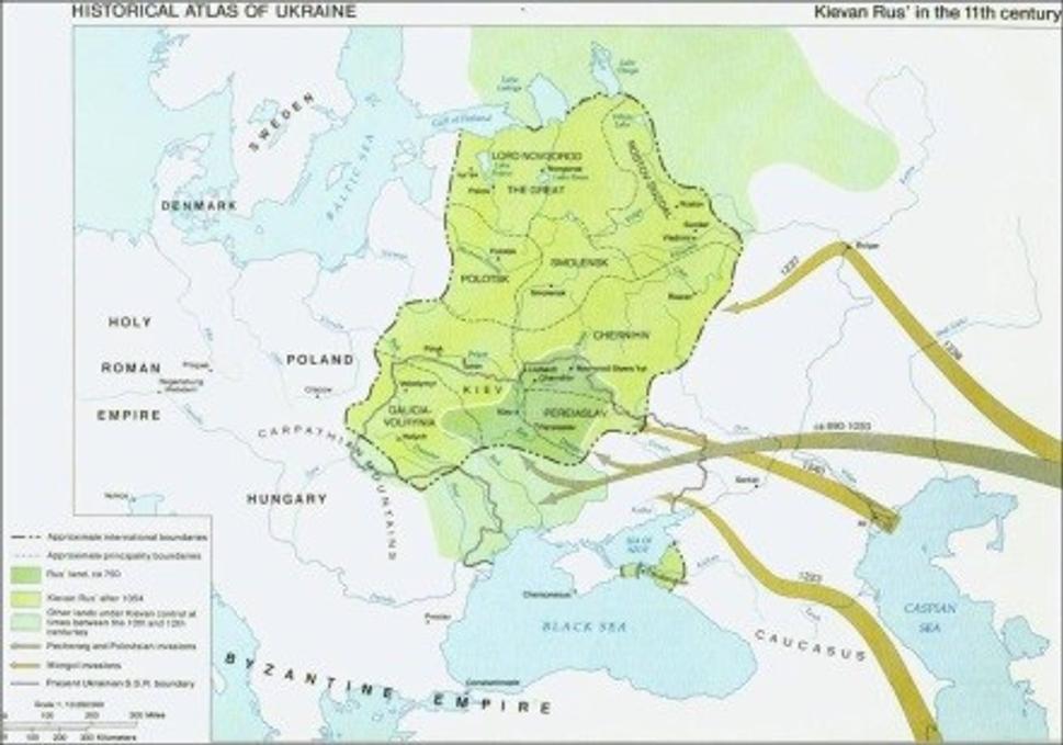 Mongolský vpád na Kyjevskú Rus v 13. storočí