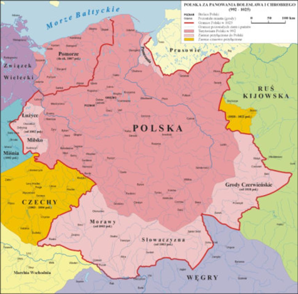 Poľsko za Boleslava Chrabrého