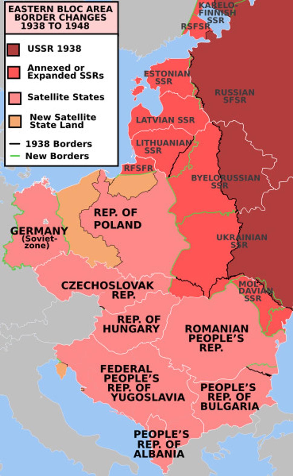 Expanzia ZSSR po 2. svetovej vojne v stredovýchodnej Európe