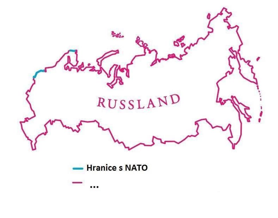 Hranice krajín NATO s Ruskom