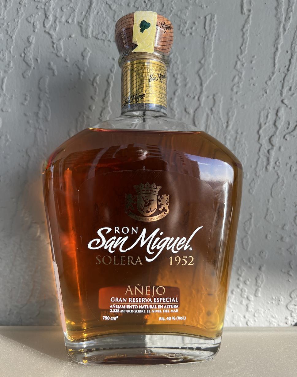 Rum San Miguel. Dobre sa mi pri ňom písalo.