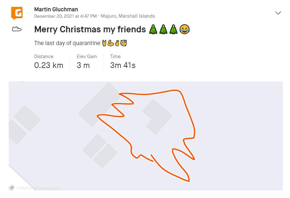 Aj takto sa dá zabiť čas v karanténe - nakreslené pohybovaním sa s GPS v aplikácii Strava