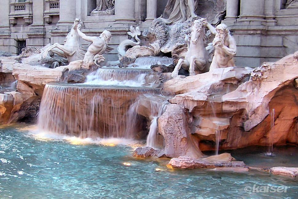 Fontana di Trevi.