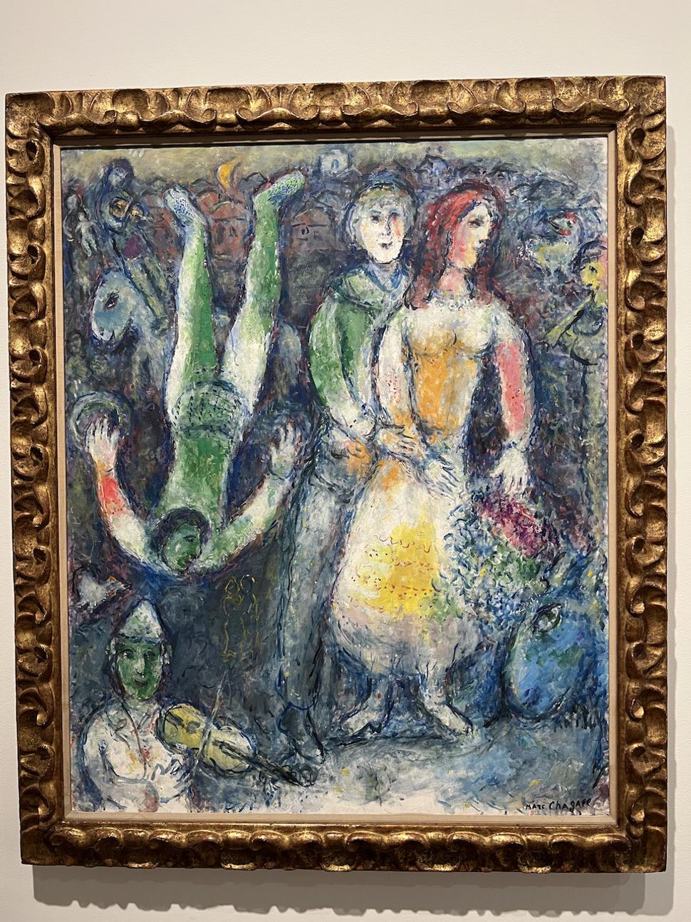 Lietajúci šašo. Marc Chagall 1981.