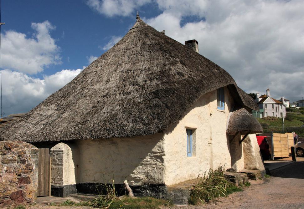 tradičné devonské domčeky