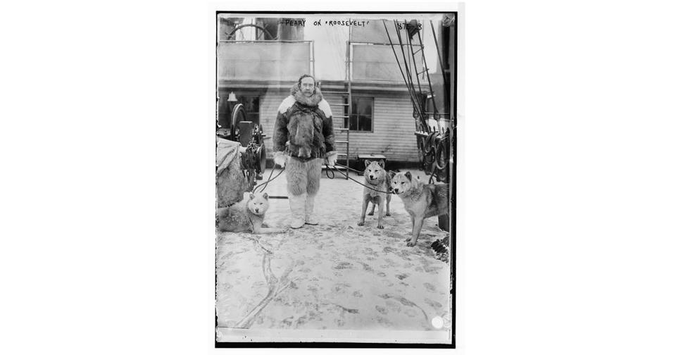 Robert Peary na palube lode Roosevelt