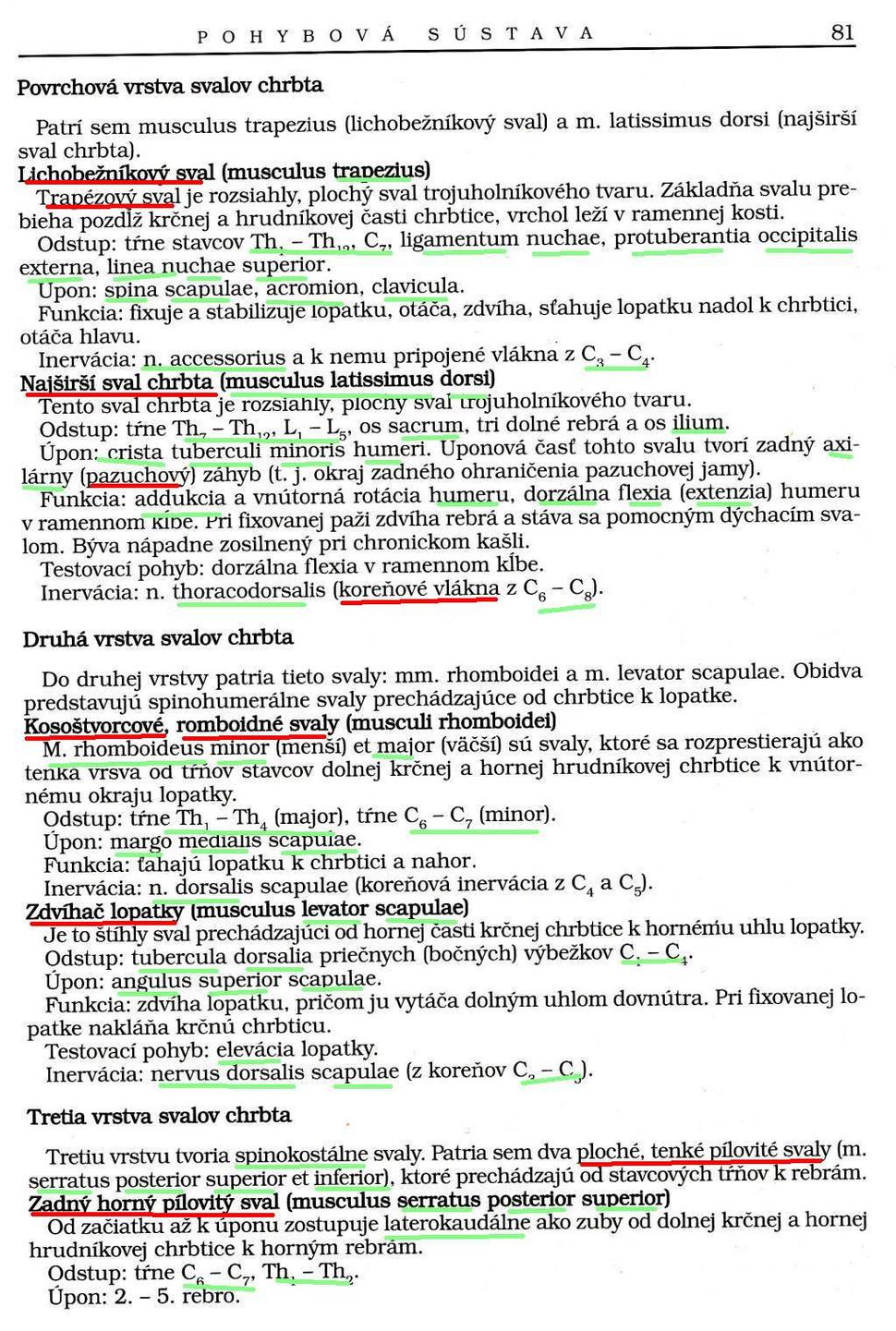 Kapitola o svaloch v stredoškolskej učebnici