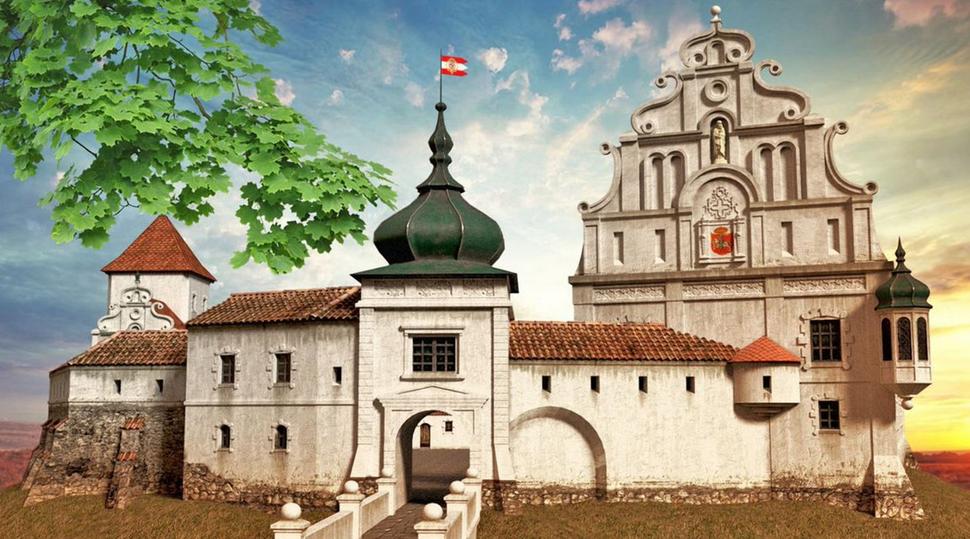 Starý zámok v Grodne na obraze
