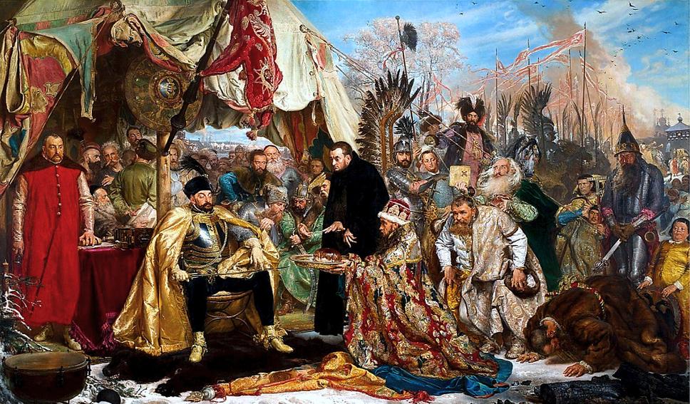 Štefan Báthory pod Pskovom