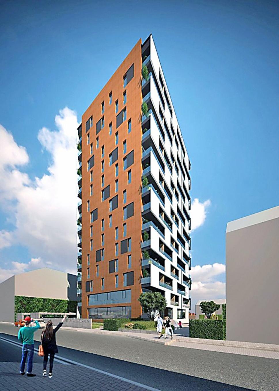 V1-Návrh a koncepcia novej budovy, ktorej súčasťou mala byť aj Reštaurácia Foto:archív