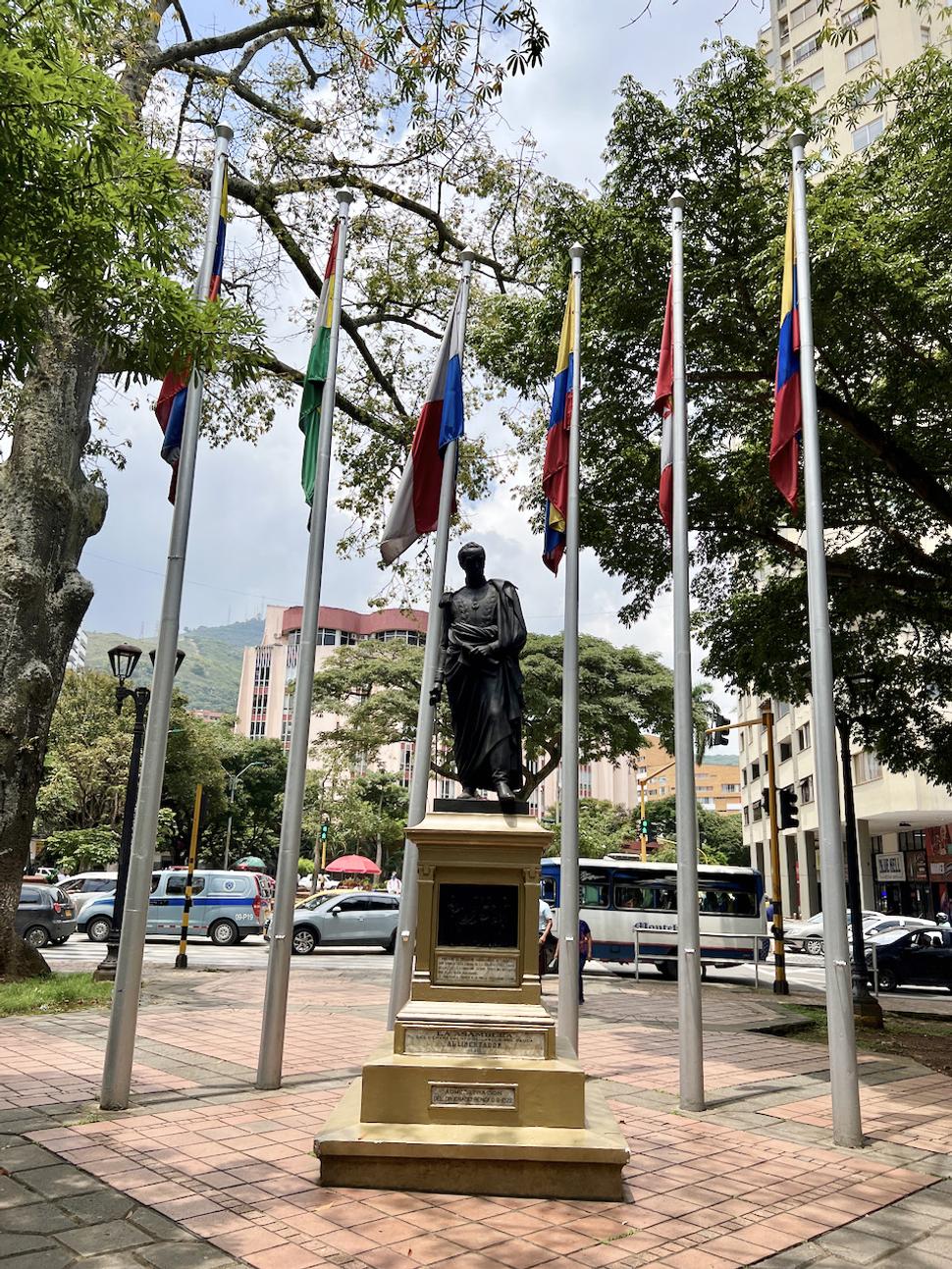 Socha Simóna Bolívara.