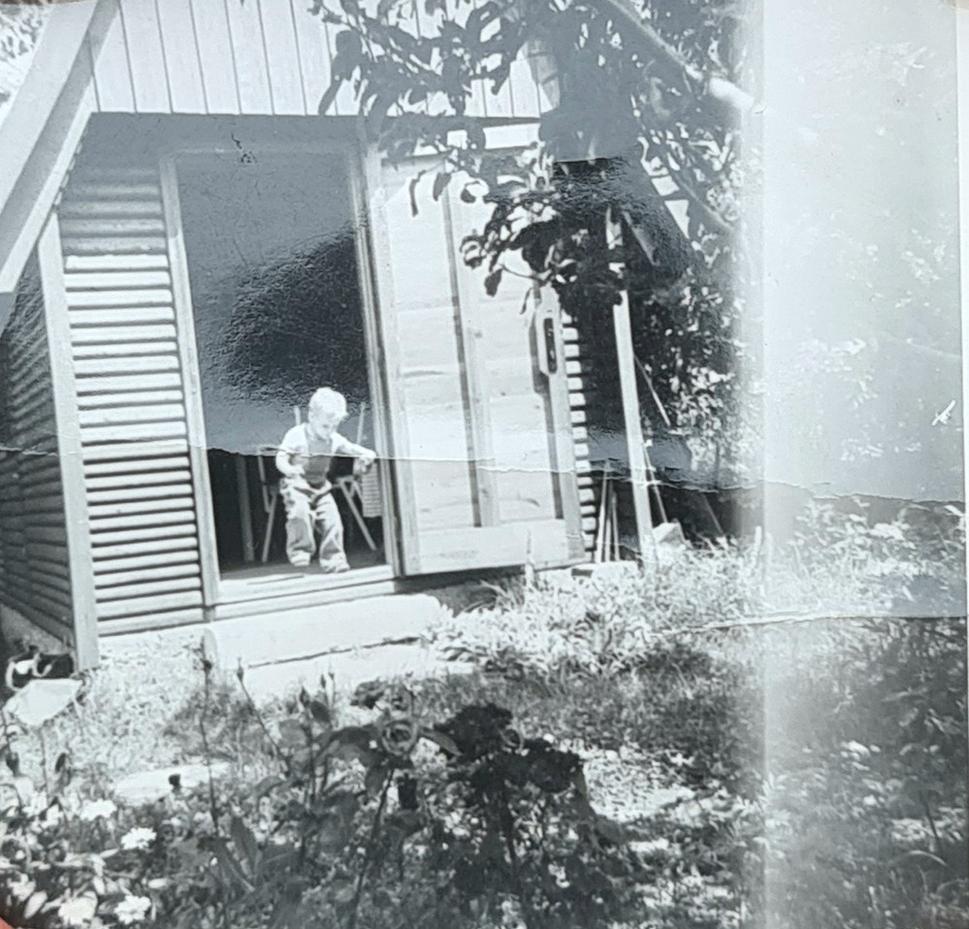 Ja na chate v Šúri v roku 1984.