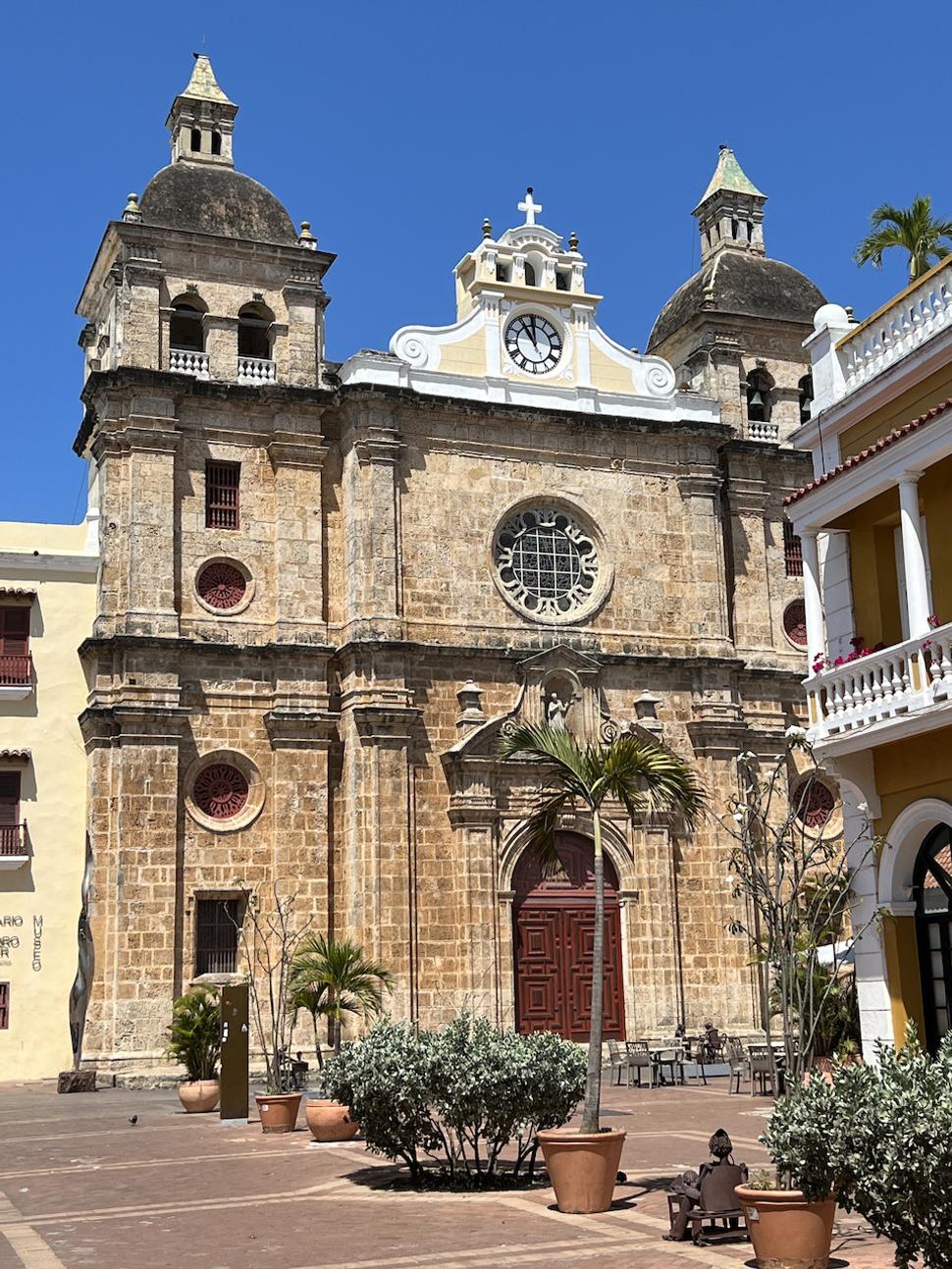 Vo vnútri opevneného mesta Cartagena de Indias.