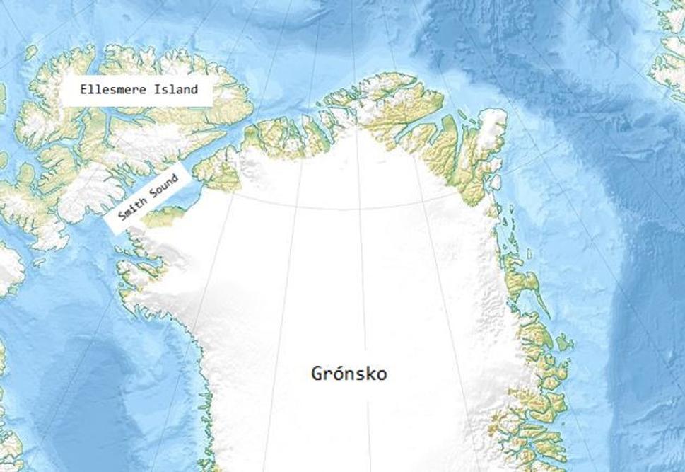 Smith Sound tvorí prieplav medzi Grónskom a kanadským ostrovom Ellesmere Island. Moderné merania potvrdili, že ním preteká studený morský prúd so severu na juh.