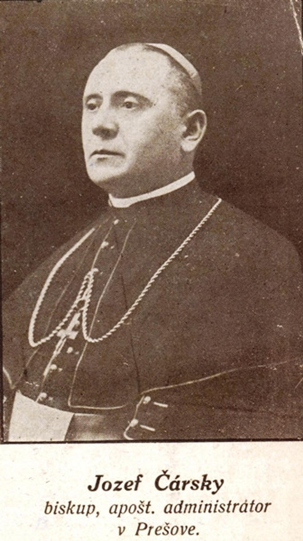 V čase najväčšieho prenasledovania veriacich v Československu biskup Čársky v mene katolíckej cirkvi skladal sľub poslušnosti komunistickej moci. Praha, 12. marec 1951.