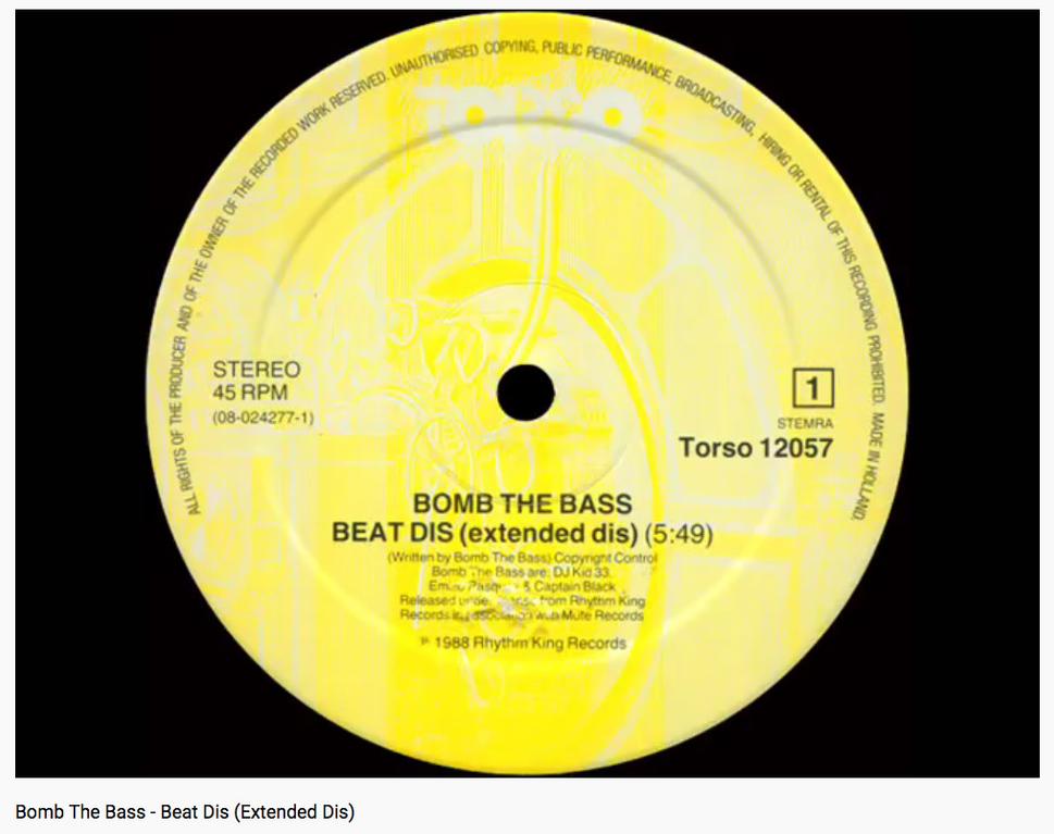 beat dis (extended) (1988, Rhythm King Records)