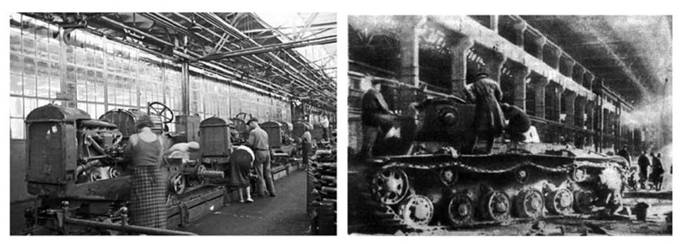 Stalingradský traktorový závod, rok 1937 a rok 1942