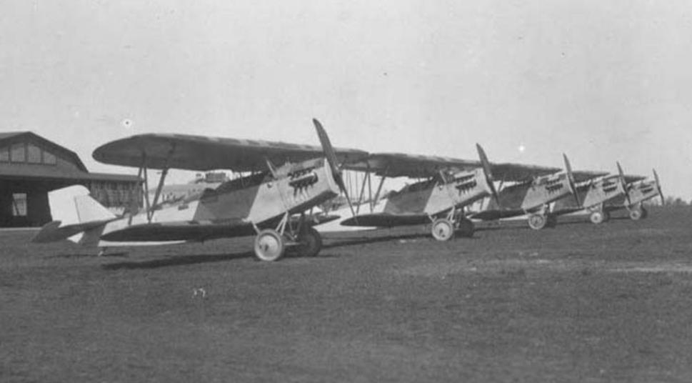 Lietadlá Heinkel HD-17 na základni Lipeck