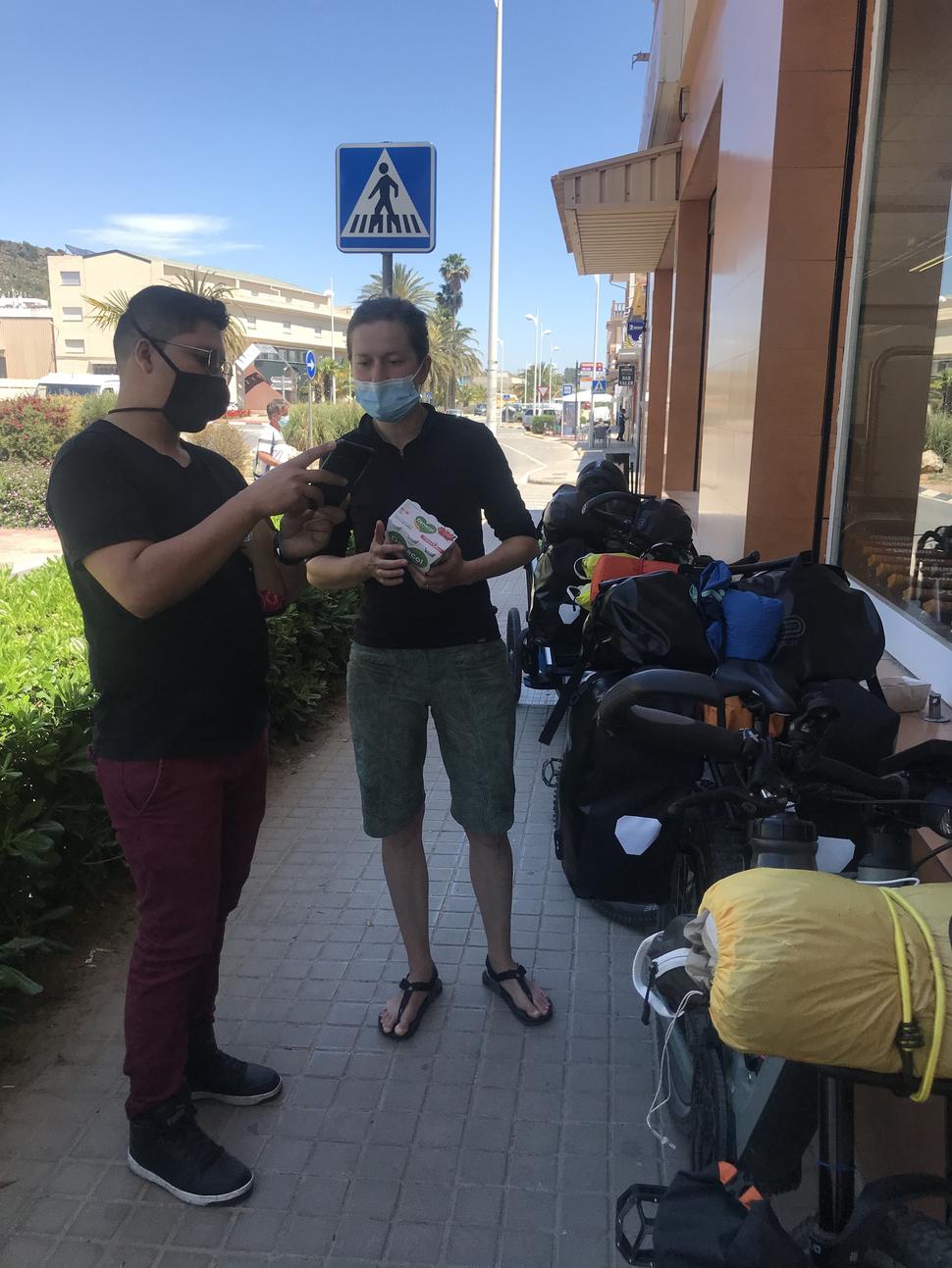 Foto s mojim jediným fanúšikom.