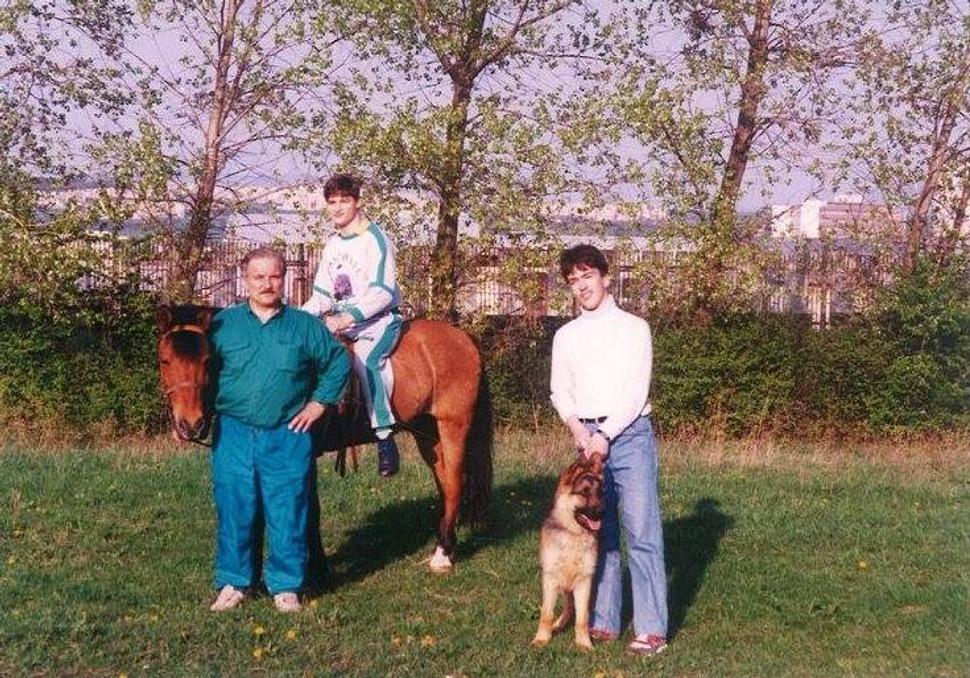 Ja s ockom a kamarátom rok 1996
