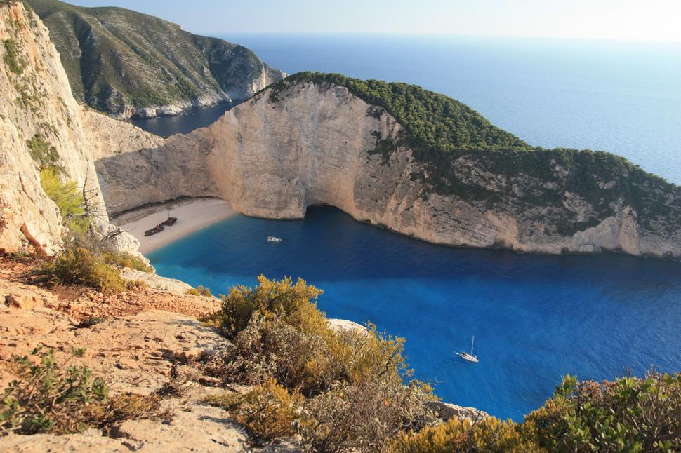 najznámejšia grécka pláž Navagio