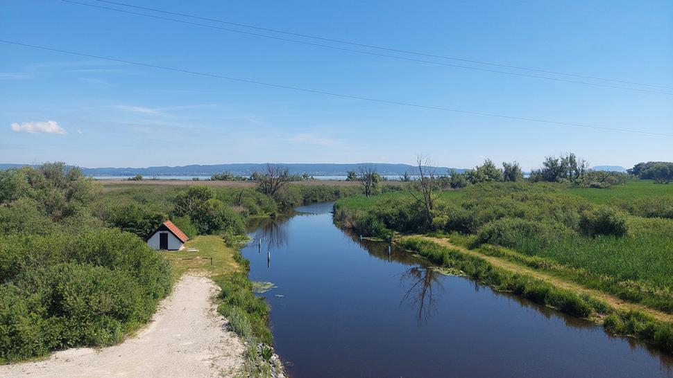 Rieka Zala, ktorá je najväčším prítokom Balatonu