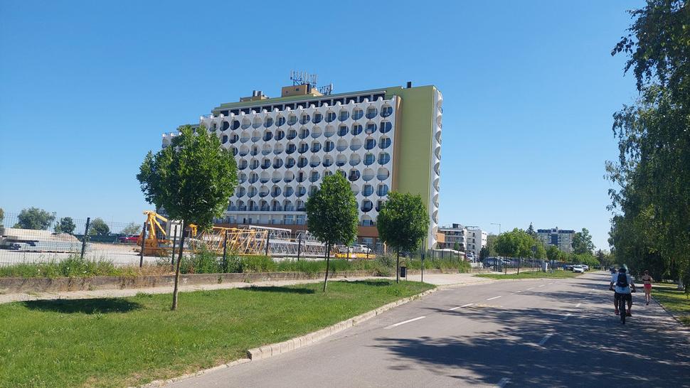 Prejazd cez Siófok