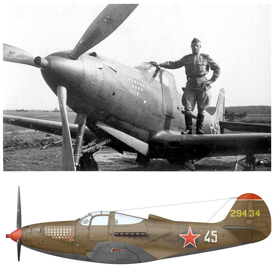 Alexander Klubov a jeho Airacobra P-39N-1