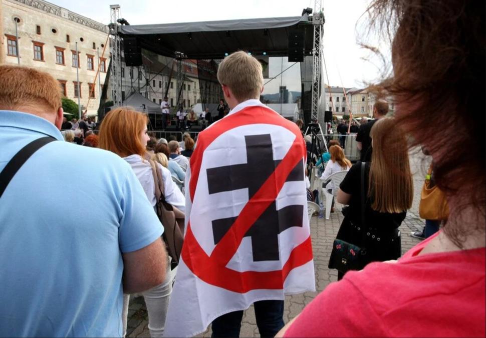 Akcia Zabudnuté Slovensko v Banskej Bystrici. Foto: Ján Krošlák/SME