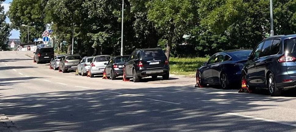 Obr. 4. Detail na veľký počet papúč