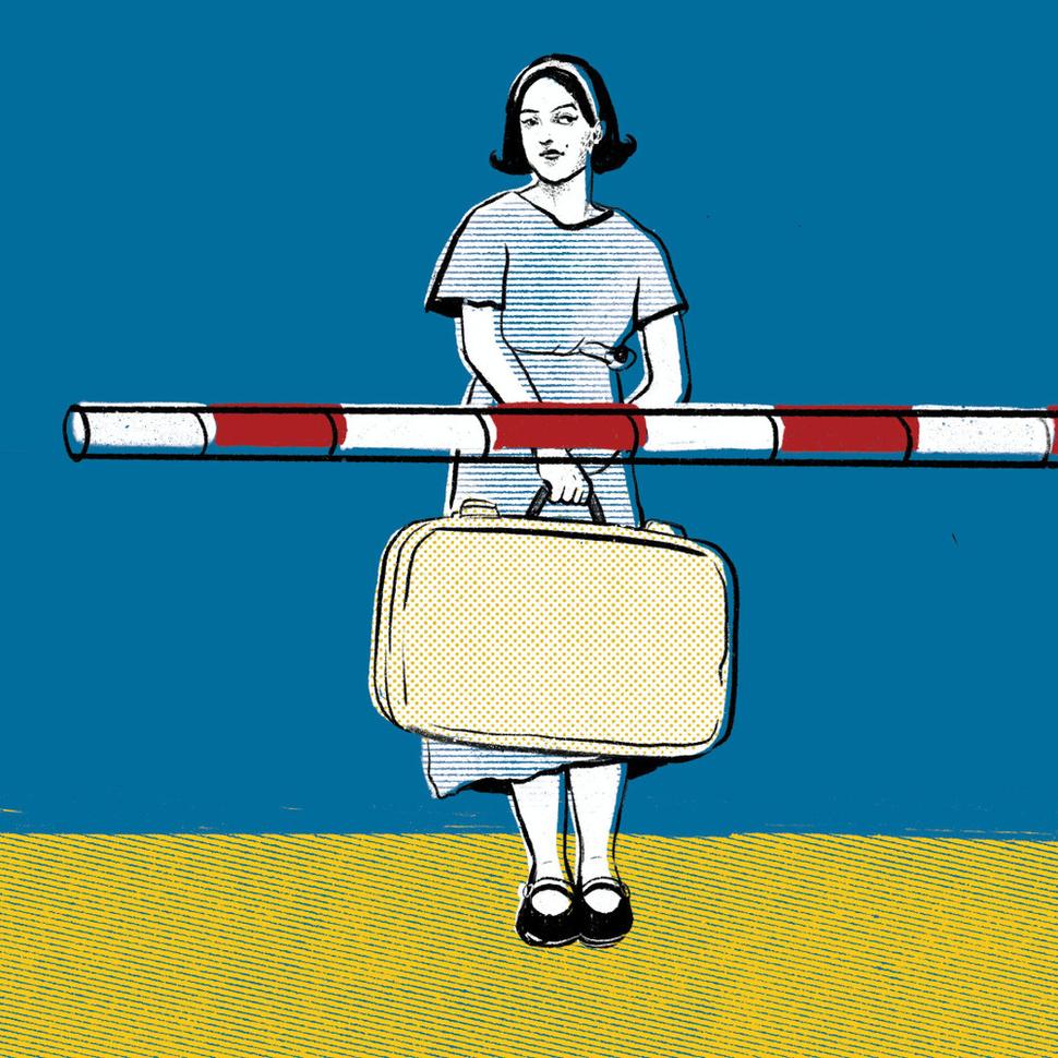Ilustrácia z časopisu Príbehy 20. storočia 1/2022, autorka: Ivana Šáteková