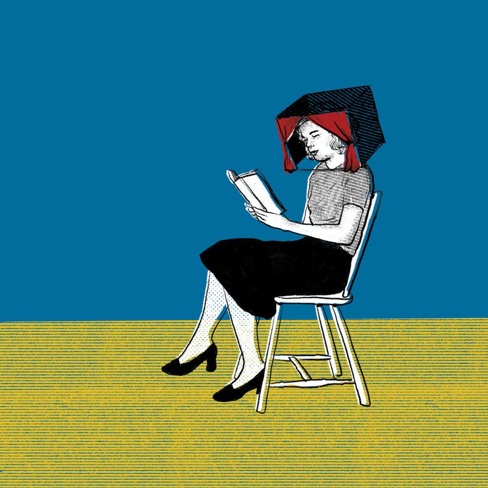Ilustrácia z časopisu Príbehy 20. storočia, autorka: Ivana Šáteková