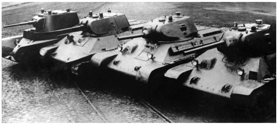 Konštrukčno - vývojová rada A-8 (BT-7M) / A -20 / T-34 model 1940 / T-34 model 1942