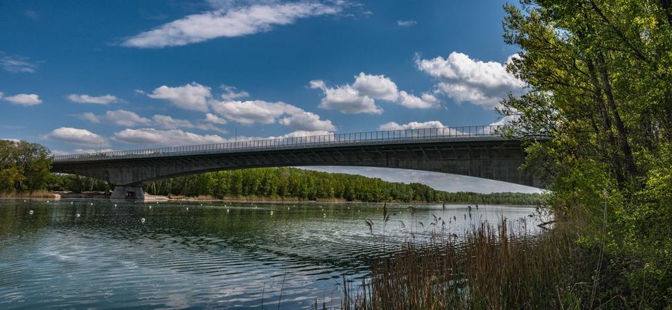 Pohľad na dokončený most