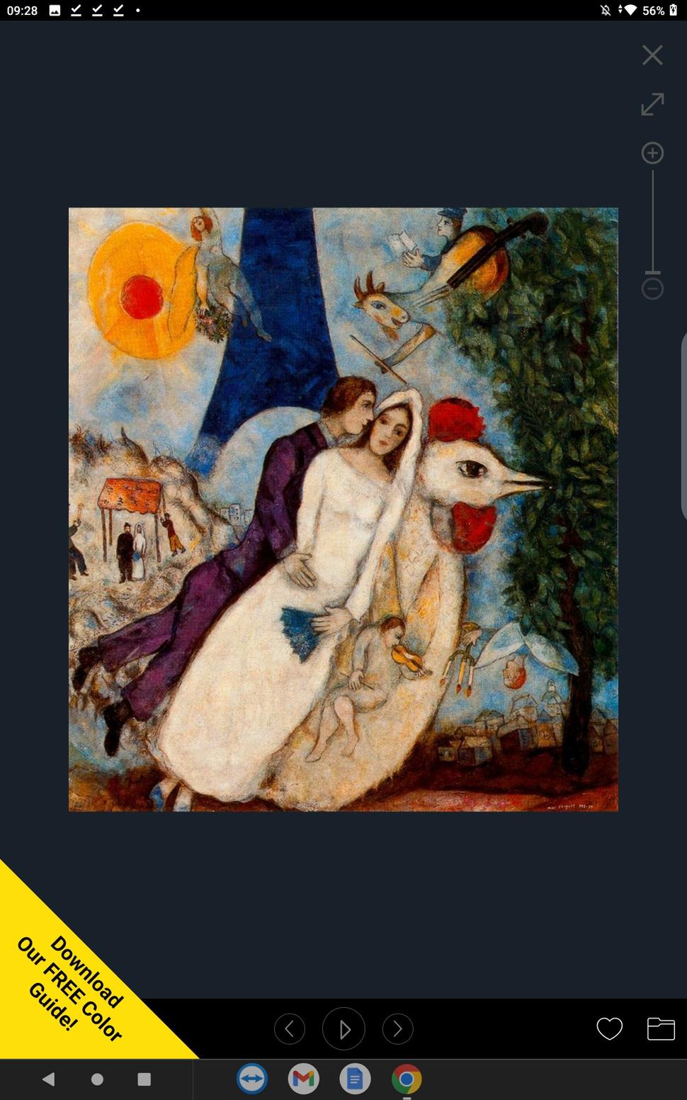 Snúbenci a Eiffelova veža (1913)