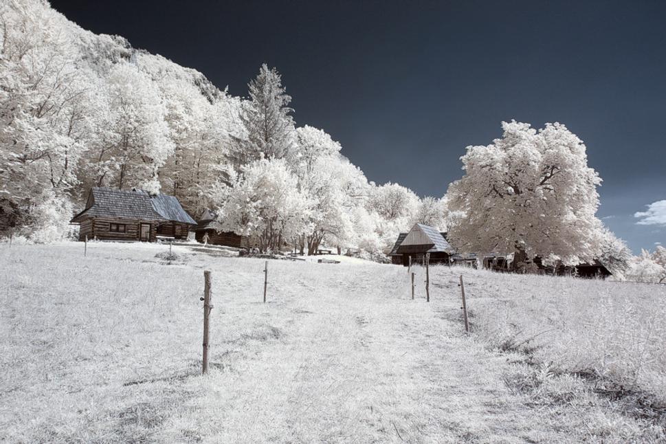 Podšíp. Kravky sá pásli vzadu vpravo. Nevošli sa do fotky :-)
/Infrared/