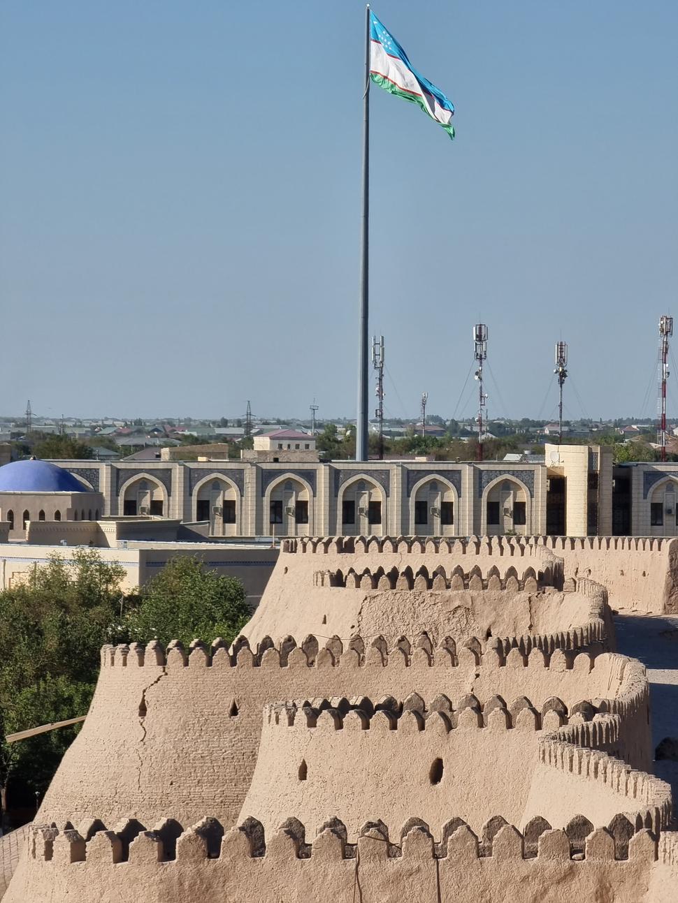 Khiva - mestské hradby