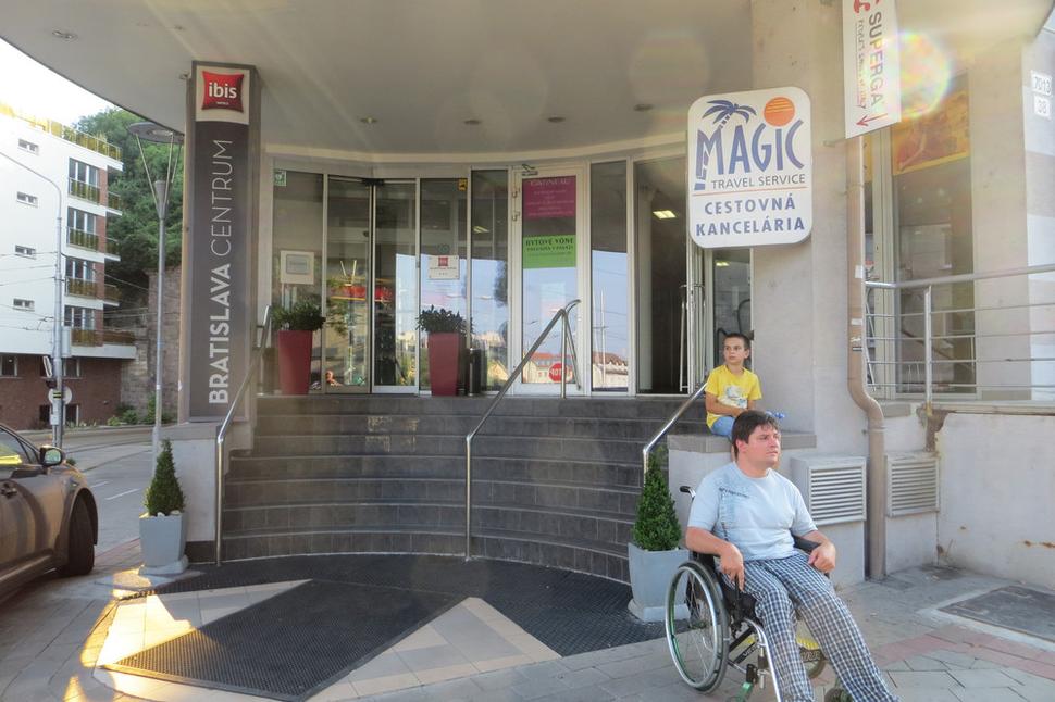 V hoteli Ibis sme boli ubytovaní.
